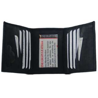 Marshal Soft Genuine Leather Tri fold Mens Wallet #1855 803698920830 
