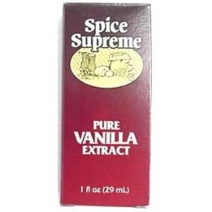  Spice Supreme   Vanilla Pure Extract Case Pack 48   395202 