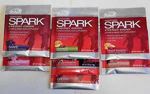 Advocare SPARK energy drink sample pack  1 of each flavor EXP 05 09 