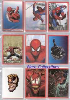 Amazing Spider Man Panini Complete Set Stickers  