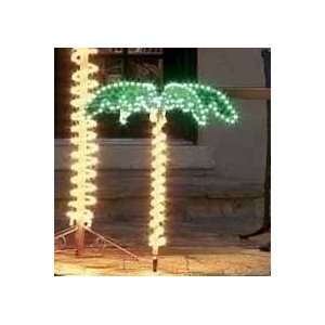   Lighted Holographic Rope Light Indoor/Outdoor Palm Tree Home