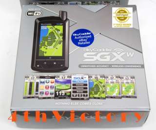   RELEASE Skycaddie SGXw SGX w Golf GPS Wi Fi Connection + $105 Value