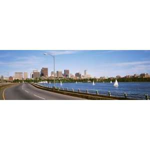 Sailboats in Charles River, Boston, Massachusetts, USA Premium 