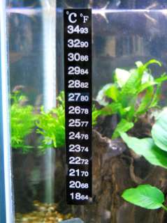 Digital Thermometer Sticker Decal Fish tank Aquarium  