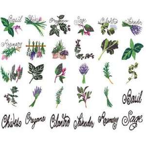  Sewing With Nancy Countryside Herbs Embroidery Designs by 