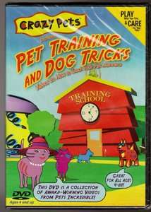 DVD Crazy Pets Presents Pet Training and Dog Tricks NEW  