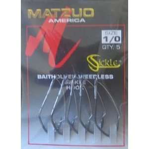  Matzuo Sickle Weedless Baitholder Hook 1/0 Sports 