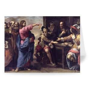  The Conversion of St. Matthew (oil on   Greeting Card 