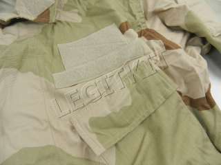 Desert DCU RAID Modified BDU Uniform Tan MEDIUM LONG Velcro Patches 