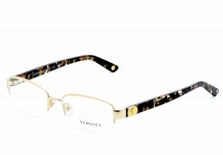 Versace Eyeglasses 1185 B 1185B Gold Optical Frame  