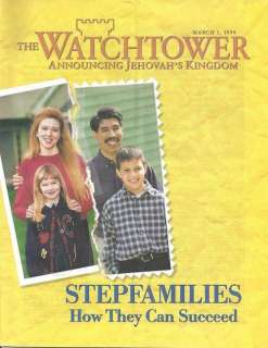 Watchtower Jehovah Witness Booklet Stepfamilies  