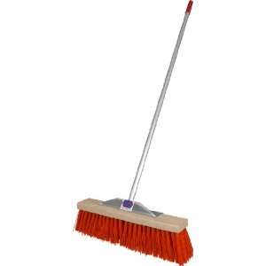   Sweep 24 Inch Poly Super Sweeper Street Broom, Orange: Home & Kitchen