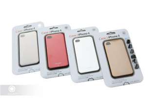 GGMM Aluminum Metal Case Cover for iPhone 4 Silver Grey  