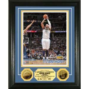  Carmelo Anthony Denver Nuggets 24KT Gold Coin Photo Mint 