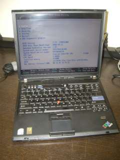   ThinkPad T60 Core Duo 1.66Ghz 1.5Gb WiFi 14 CD RW/DVD Laptop +Caddy