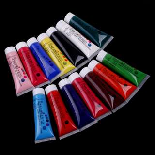 14 Colors 3D Nail Art Gel Paint Tube For Manicure Set  