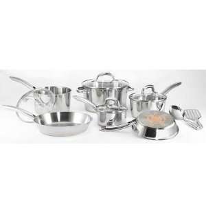    Exclusive T Fal SS 12pc Cookware Set By T Fal/Wearever Electronics