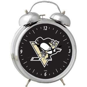   NHL Hockey Pittsburgh Penguins Twin Bell Alarm Clock: Home & Kitchen