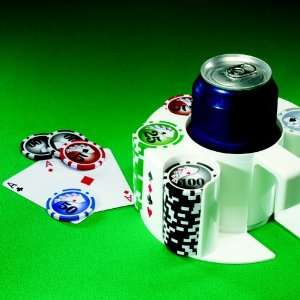  Poker Chip Cup Holder Set